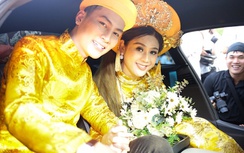 Lâm Khánh Chi rạng ngời trong ngày cưới