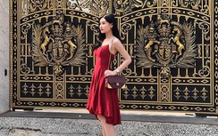 Lê Âu Ngân Anh cảm ơn vì đã đăng quang Hoa hậu Đại dương
