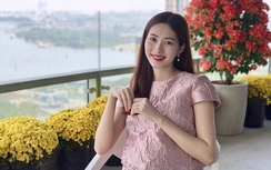 Đầu năm, Hoa hậu Đặng Thu Thảo khoe ảnh mang bầu