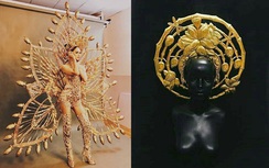 Cận cảnh bộ trang phục 55kg của Hương Giang thi Hoa hậu chuyển giới