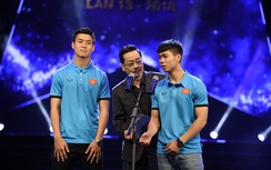 Duy Mạnh, Công Phượng gây chú ý khi xuất hiện tại giải Cống hiến