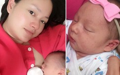 Diễn viên Lan Phương khoe ảnh con gái đầu lòng với chồng tây