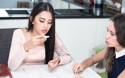 Hoa hậu Tiểu Vy căng thẳng học tiếng Anh để đi thi Miss World