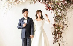 Ảnh cưới hiếm hoi của Tiến Đạt và cô dâu Thụy Vy