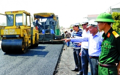 Nỗ lực thi công đẩy nhanh tiến độ QL1 Phú Yên