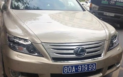 Hà Nội: Xe Lexus 6 tỷ đeo biển xanh giả