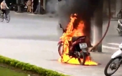 Đốt xe trước mặt CSGT, phạm tội gì?