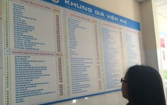 Hà Nội niêm yết công khai giá viện phí tăng