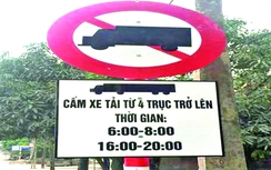 Bắt đầu xử phạt xe vi phạm đi vào giờ cấm trên TL391