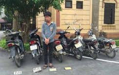 Bắt khẩn cấp 9X trộm 10 xe máy trong nửa tháng