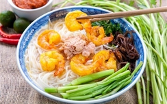 Đã mắt, no bụng với bún tôm Hải Phòng