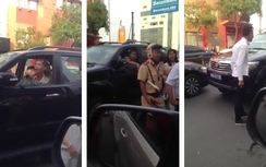 Xe biển xanh đi ngược chiều đã hết hạn kiểm định