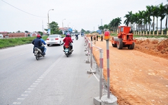 Phạt 8 triệu đồng đơn vị thi công rào chắn mất ATGT