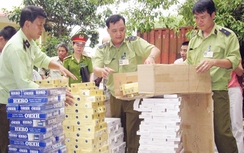 Xử nghiêm các nạn bảo kê, vận chuyển thuốc lá lậu