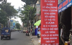 TP.HCM cấm ô tô lưu thông trên một số đường để chống xe dù