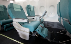 Khách Hàn Quốc vung chân đá hỏng ghế máy bay