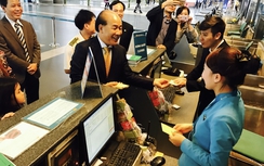 Lãnh đạo Bộ GTVT chúc Tết tại CHK quốc tế Nội Bài