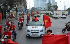 Dàn xe Chevrolet Cruze diễu hành cổ vũ U23 Việt Nam