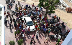 Dân đổ xô giữ đối tượng "mua lúa" do nghi bắt cóc trẻ em