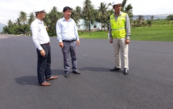 Tăng cường kiểm tra khắc phục hư hỏng QL1 Bình Định
