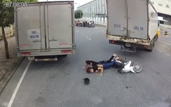 Đánh võng trong khu công nghiệp, 2 thanh niên ngã văng xuống đường