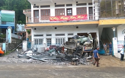 Tin mới vụ xe bồn đâm sập trạm biến áp, hai người chết