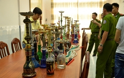 Thu giữ hàng chục bình dùng để hút shisha