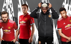 MU công bố áo đấu mới mùa 2017/18 cực đẹp