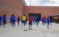 U22 Việt Nam lỡ kế hoạch tập luyện trước đại chiến vì “ông trời”