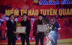 Nhà Xuân Trường lợp rạp như đám cưới mừng anh trở về