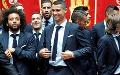 Mất tích ở chung kết C1 nhưng Ronaldo nổi bật nhất lễ mừng công