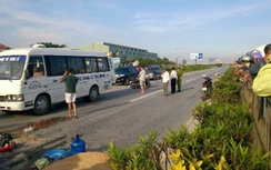 Vào viện thăm con, cha mẹ bị container cán tử vong