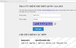 Nhiều thí sinh đã tra cứu được điểm thi THPT Quốc gia 2015