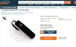 Giật mình với hàng "chính hãng" của Lazada