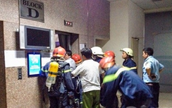 TP.HCM: Thang máy nhốt 15 người, 4 người ngất xỉu