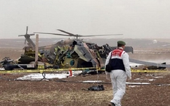 Rơi trực thăng chở Chuẩn tướng Thổ Nhĩ Kỳ