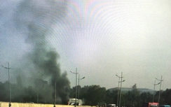 Xe 45 chỗ cháy trên cao tốc TP HCM – Trung Lương