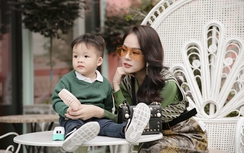 Chia tay chồng, Dương Cẩm Lynh vẫn đưa con thăm gia đình nhà nội