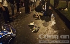 Hai cô gái đi xe máy tông chết người đàn ông đi bộ