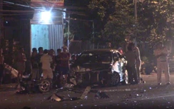 Xe container bỏ trốn sau tai nạn liên hoàn 3 người bị thương