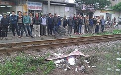 Đi bộ trên đường sắt, bị tàu cán tử vong