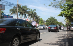 Thông xe QL46B chào mừng sinh nhật Bác