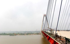 Hợp long cầu Thanh An thuộc đường cao tốc Hà Nội - Hải Phòng