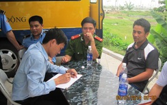 Vụ phá hỏng trạm cân, công an Thanh Hoá dựng lại hiện trường