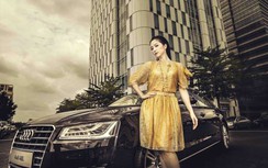 Linh Nga cổ vũ đội tuyển Đức bằng Audi A8L