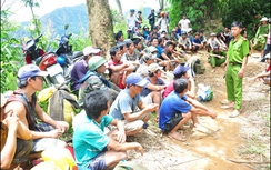 Sập hầm vàng, cây cổ thụ đè chết 1 người