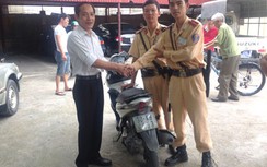 Phát hiện xe gian biển giả trả lại cho chủ