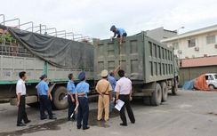 Bắt quả tang chở quá tải, 2 xe Howo bị cắt thùng tại chỗ