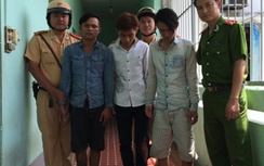 CSGT Tuần tra Dẫn đoàn bắt gọn 3 tên cướp