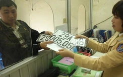 Biển số xe cũ nát, đổi biển mới thế nào?